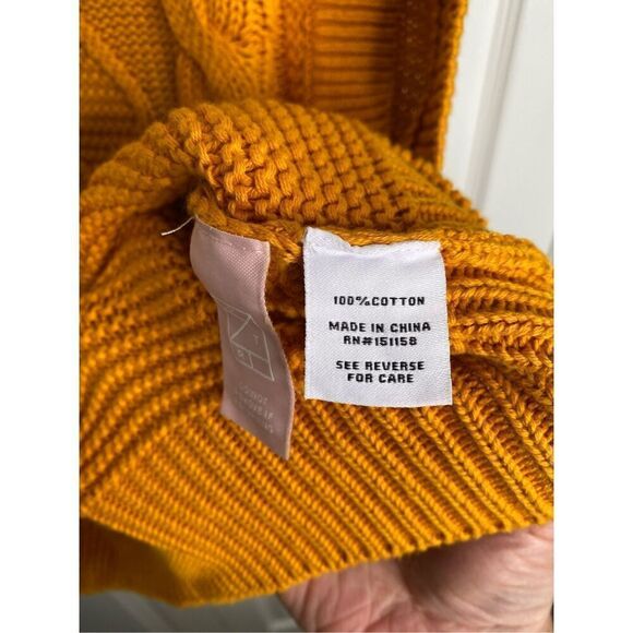 525 America Womens Cable Knit Sweater Vest M Tennis Clueless Chunky Medium Weave - Picture 5 of 6